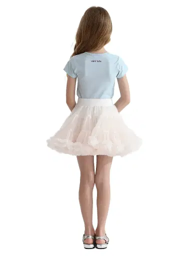 Mimi Tutu Little Girl's & Girl's Bow Tulle Skirt - White - Size 9 | Thumbnail 6