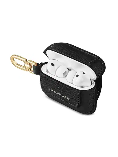 MAISON de SABRÉ Women's The AirPods Pro 3 Case Charm - Black Caviar | Thumbnail 4 MAISON de SABRÉ Women's The AirPods Pro 3 Case Charm - Black Caviar | Thumbnail 4