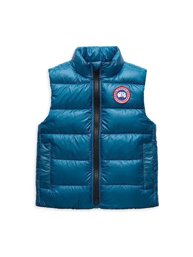 Little Kid's Puffer Down Vest - Guard Blue
