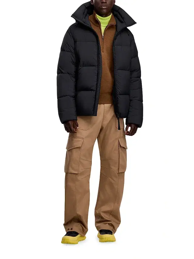 Men's Crofton Matte Puffer Jacket - Black