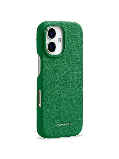 MAISON de SABRÉ Leather Phone Case (iPhone 17) - Emerald Green | Thumbnail 3 MAISON de SABRÉ Leather Phone Case (iPhone 17) - Emerald Green | Thumbnail 3