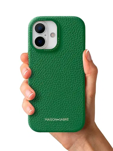 MAISON de SABRÉ Leather Phone Case (iPhone 17) - Emerald Green | Thumbnail 5 MAISON de SABRÉ Leather Phone Case (iPhone 17) - Emerald Green | Thumbnail 5