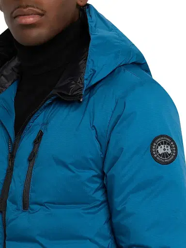 Canada Goose Men's Lodge Down Hooded Jacket - Guard Blue | Thumbnail 5 Canada Goose Men's Lodge Down Hooded Jacket - Guard Blue | Thumbnail 5