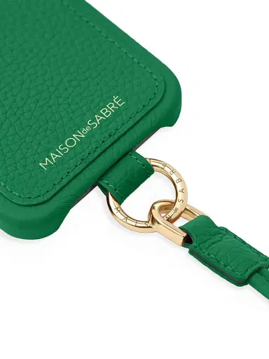 MAISON de SABRÉ Sling Phone Case (iPhone 14 Pro) - Emerald Green | Thumbnail 4