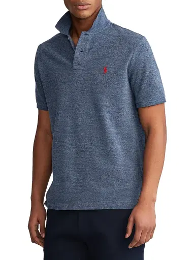 Polo Ralph Lauren Men's Mesh Classic-Fit Polo Shirt - Classic Royal - Size XXL | Thumbnail 3