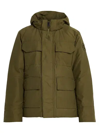 Canada Goose Men's Maitland Cotton Down-Filled Parka - Military Green - Size Large | Thumbnail 1
