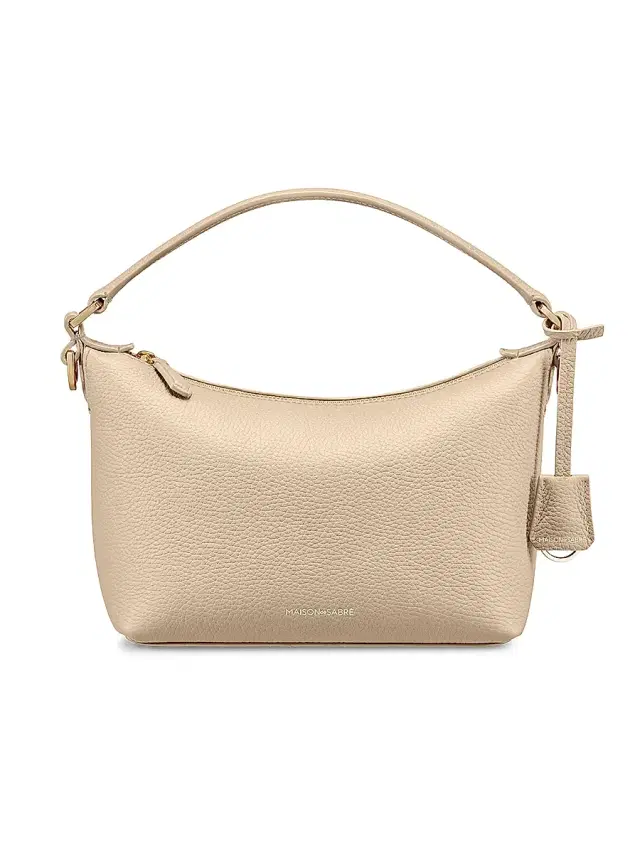 Maison de Sabre Women's  Leather Soft Hobo Bag - Saharan