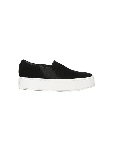 Vince Women's Warren Slip-On Platform Suede Sneakers - Black - Size 13 | Thumbnail 1