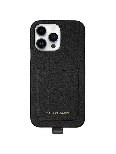 MAISON de SABRÉ Sling Phone Case (iPhone 14 Pro) - Black Caviar | Thumbnail 2