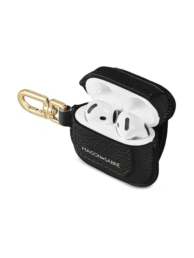 MAISON de SABRÉ Women's The AirPods 4 Case Charm - Black Caviar | Thumbnail 4 MAISON de SABRÉ Women's The AirPods 4 Case Charm - Black Caviar | Thumbnail 4