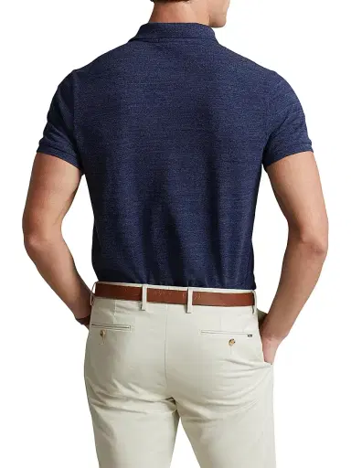Polo Ralph Lauren Men's Logo Cotton Slim-Fit Polo Shirt - Classic Royal - Size XXL | Thumbnail 4