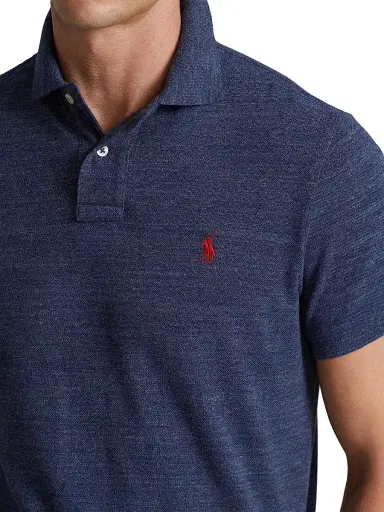 Polo Ralph Lauren Men's Logo Cotton Slim-Fit Polo Shirt - Classic Royal - Size XXL | Thumbnail 5