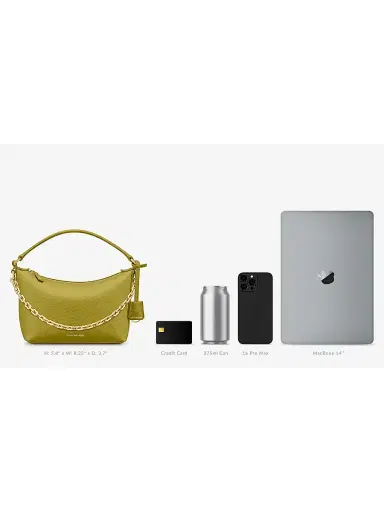 MAISON de SABRÉ Women's Soft Crossbody Bag - Martini Green | Thumbnail 4