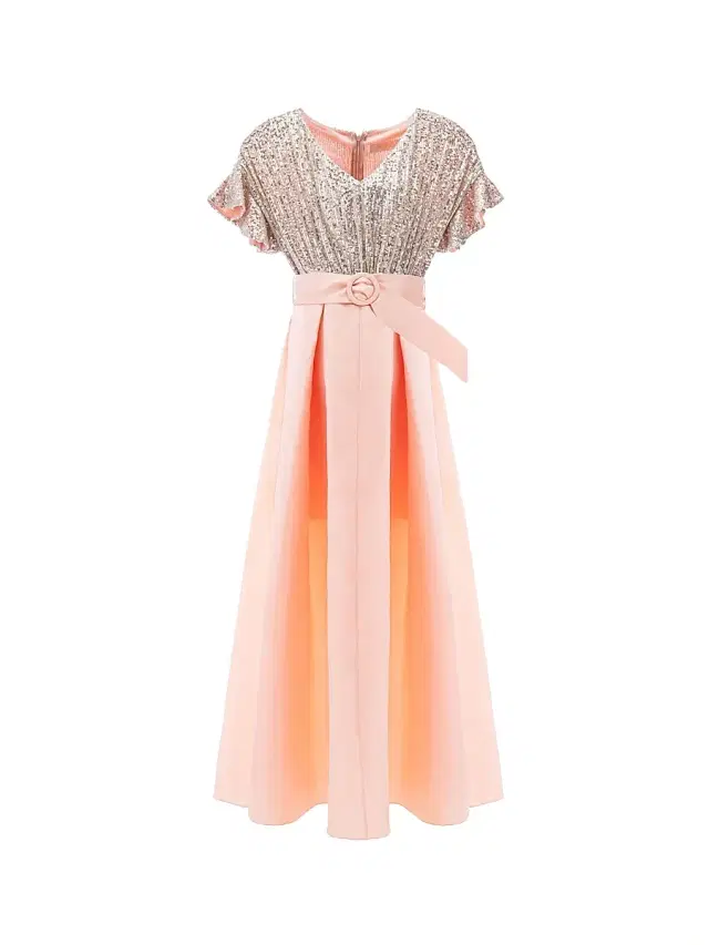 Tulleen Girl's Arcola Dress - Peach