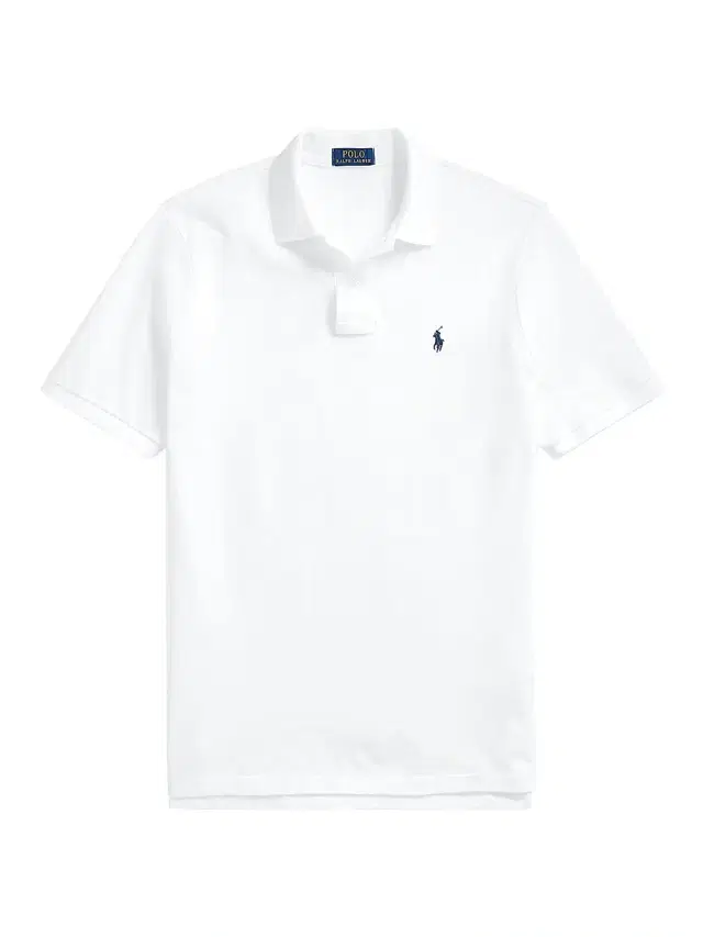 Polo Ralph Lauren Men's Mesh Classic-Fit Polo Shirt - White