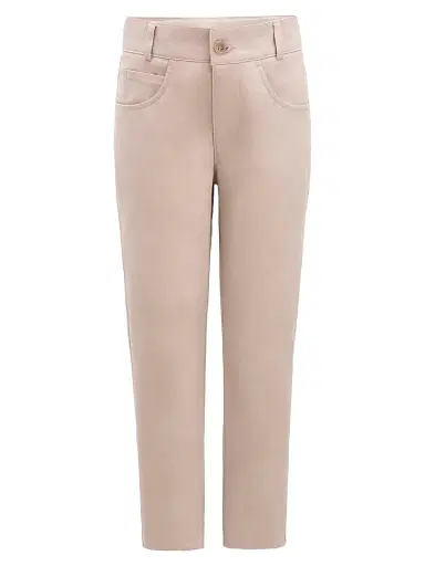 Moustache Little Boy's & Boy's Formal Trousers - Beige - Size 14 | Thumbnail 1