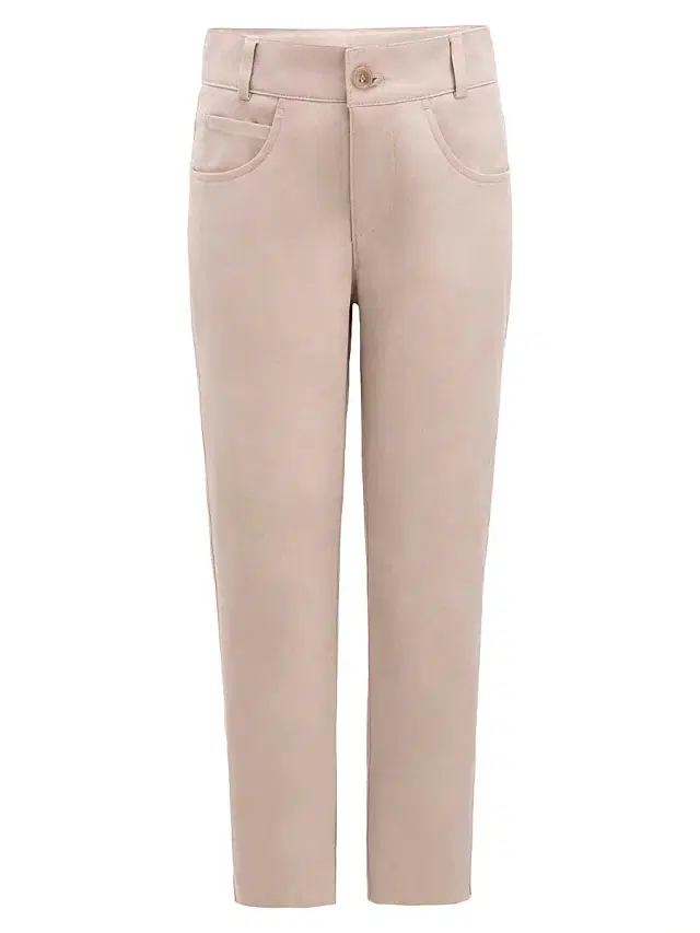 Moustache Little Boy's & Boy's Formal Trousers - Beige