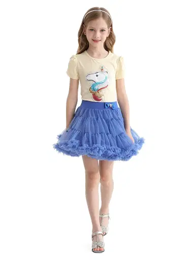 Mimi Tutu Little Girl's & Girl's Bow Tulle Skirt | Thumbnail 3 Mimi Tutu Little Girl's & Girl's Bow Tulle Skirt | Thumbnail 3