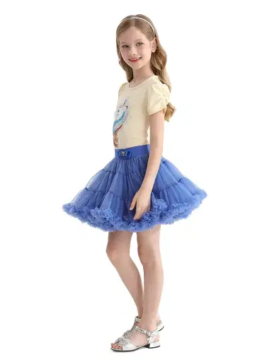 Mimi Tutu Little Girl's & Girl's Bow Tulle Skirt | Thumbnail 5 Mimi Tutu Little Girl's & Girl's Bow Tulle Skirt | Thumbnail 5