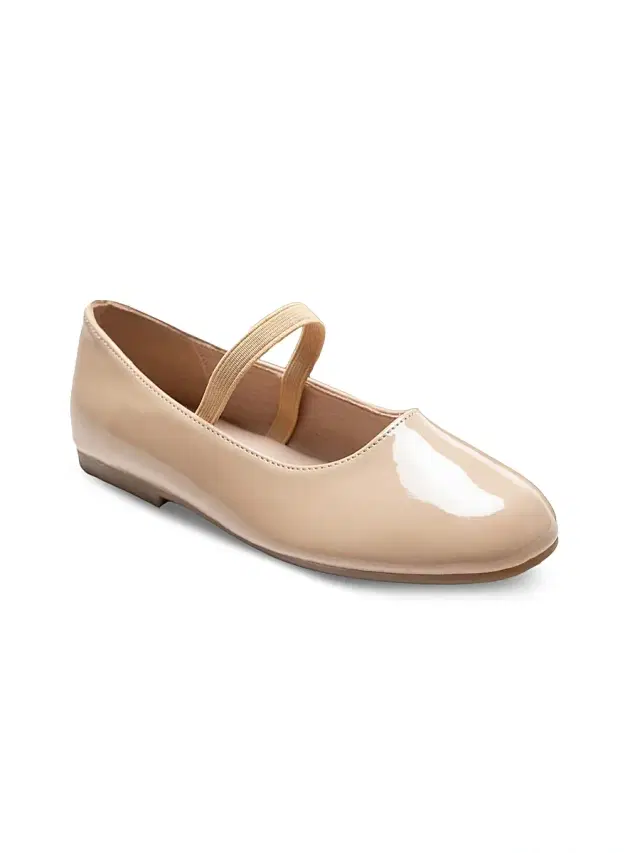 Tulleen Little Girl's & Girl's Satin Colette Flats - Skin 4 (Child)