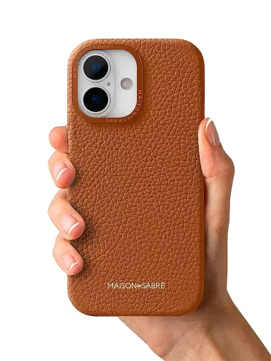 MAISON de SABRÉ Leather Phone Case (iPhone 17) - Pecan Brown | Thumbnail 5 MAISON de SABRÉ Leather Phone Case (iPhone 17) - Pecan Brown | Thumbnail 5