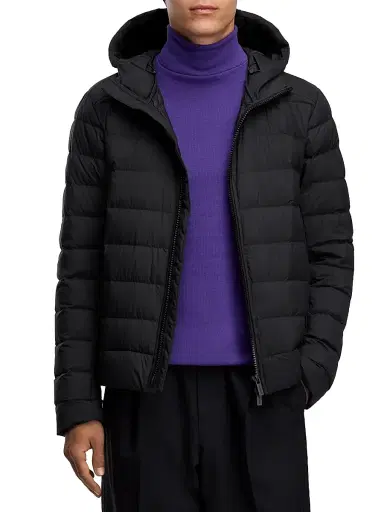 Canada Goose Men's Crofton Enduraluxe Puffer Jacket - Black - Size Small | Thumbnail 5