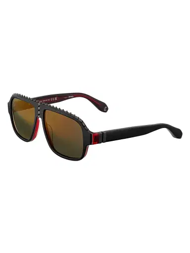 Christian Louboutin Men's Studded 57MM Sunglasses | Thumbnail 1
