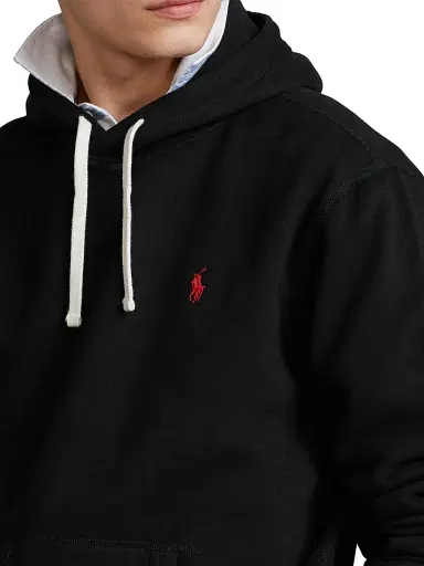 Polo Ralph Lauren Men's RL Fleece Hoodie - Polo Black - Size XXL | Thumbnail 5 Polo Ralph Lauren Men's RL Fleece Hoodie - Polo Black - Size XXL | Thumbnail 5