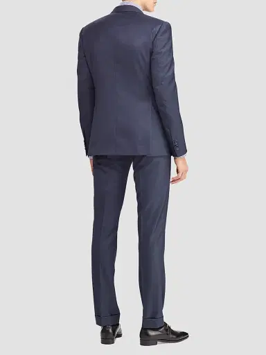 Ralph Lauren Purple Label Men's Gregory Wool Sharkskin Suit - Navy | Thumbnail 3