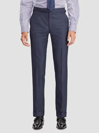 Ralph Lauren Purple Label Men's Gregory Wool Sharkskin Suit - Navy | Thumbnail 7