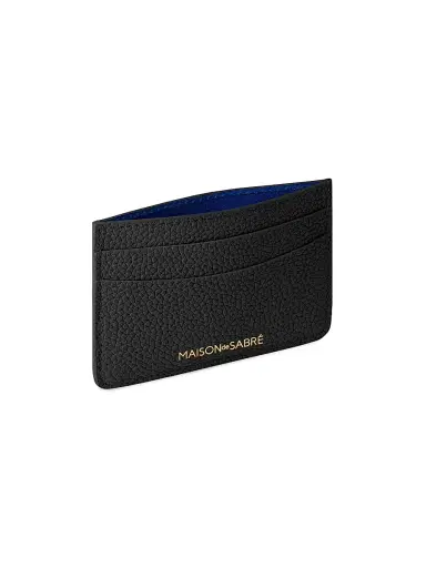 MAISON de SABRÉ Women's Leather Card Holder - Black Caviar | Thumbnail 3 MAISON de SABRÉ Women's Leather Card Holder - Black Caviar | Thumbnail 3