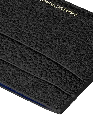 MAISON de SABRÉ Women's Leather Card Holder - Black Caviar | Thumbnail 5 MAISON de SABRÉ Women's Leather Card Holder - Black Caviar | Thumbnail 5