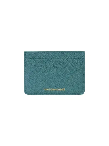 MAISON de SABRÉ Women's Leather Card Holder - Bondi Blue | Thumbnail 1 MAISON de SABRÉ Women's Leather Card Holder - Bondi Blue | Thumbnail 1