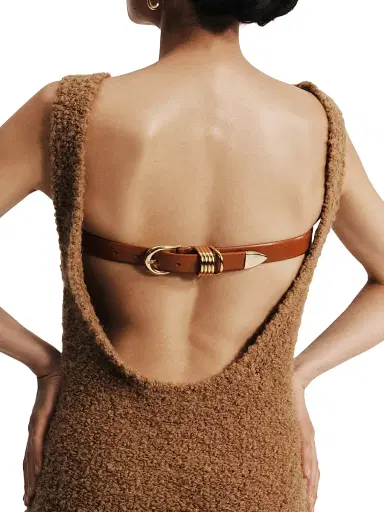 Déhanche Women's Hollyhock Leather D-Ring Belt - Terre Gold | Thumbnail 8 Déhanche Women's Hollyhock Leather D-Ring Belt - Terre Gold | Thumbnail 8