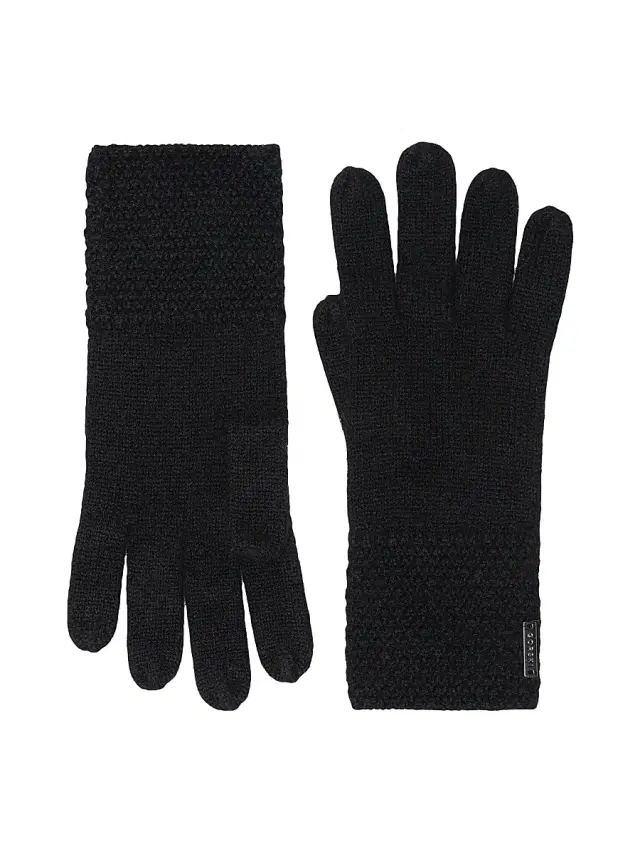 Gorski Women's Cashmere Gloves - Black