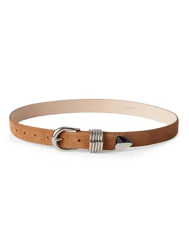 Déhanche Women's Hollyhock Suede D-Ring Belt | Thumbnail 4 Déhanche Women's Hollyhock Suede D-Ring Belt | Thumbnail 4