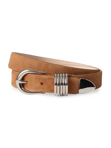 Déhanche Women's Hollyhock Suede D-Ring Belt | Thumbnail 1 Déhanche Women's Hollyhock Suede D-Ring Belt | Thumbnail 1