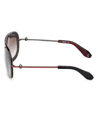 Christian Louboutin Men's Aviator Sunglasses - Black Red Black | Thumbnail 3