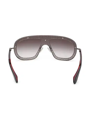 Christian Louboutin Men's Aviator Sunglasses - Black Red Black | Thumbnail 5