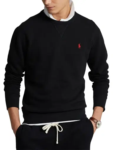 Polo Ralph Lauren Men's Fleece Crewneck Sweatshirt - Polo Black - Size XXL | Thumbnail 3 Polo Ralph Lauren Men's Fleece Crewneck Sweatshirt - Polo Black - Size XXL | Thumbnail 3