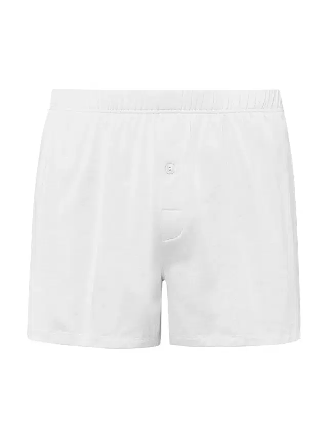 Hanro Cotton Sporty Knit Boxers - White