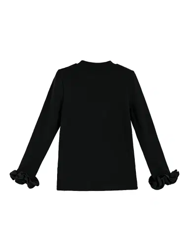 Tulleen Little Girl's & Girl's Long Sleeve Ruffle Cuff Top | Thumbnail 2 Tulleen Little Girl's & Girl's Long Sleeve Ruffle Cuff Top | Thumbnail 2