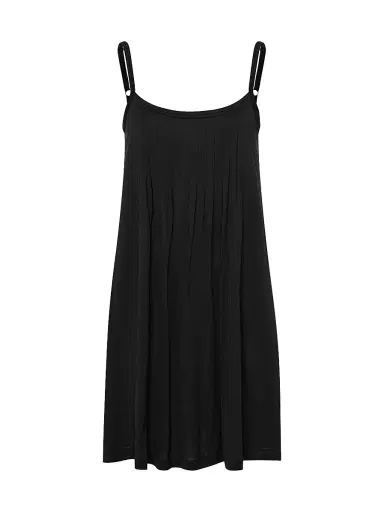 Hanro Women's Juliet Babydoll Chemise - Black - Size Large | Thumbnail 1