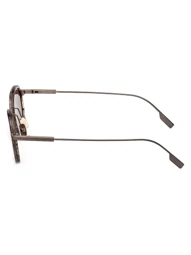 Zegna Men's 46MM Round Sunglasses | Thumbnail 3