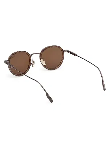 Zegna Men's 46MM Round Sunglasses | Thumbnail 4