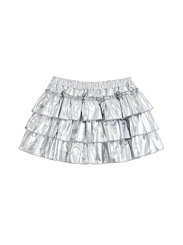 Mimi Tutu Little Girl's & Girl's Tiered Mini Skirt - Silver