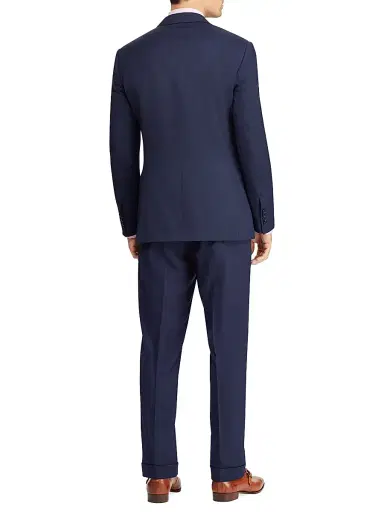 Ralph Lauren Purple Label Men's Gregory Hand-Tailored Wool Serge Suit | Thumbnail 3