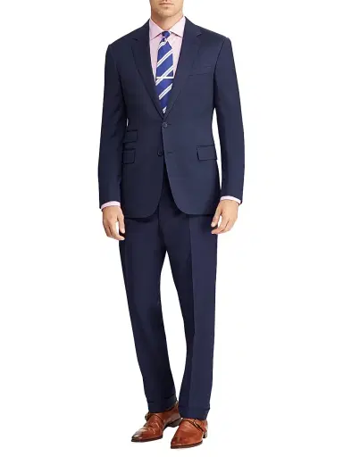 Ralph Lauren Purple Label Men's Gregory Hand-Tailored Wool Serge Suit | Thumbnail 1