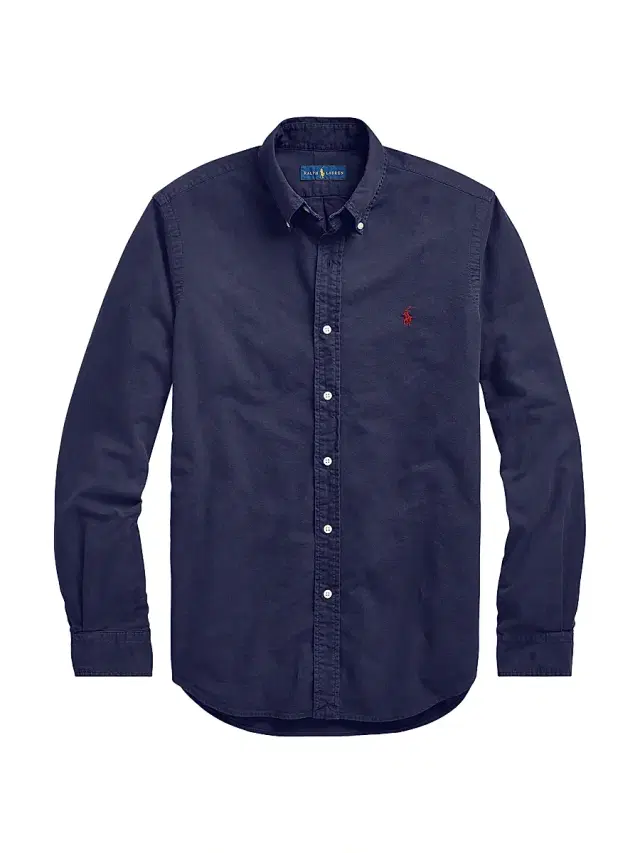 Polo Ralph Lauren Men's Garment-Dyed Classic-Fit Oxford Shirt - Navy