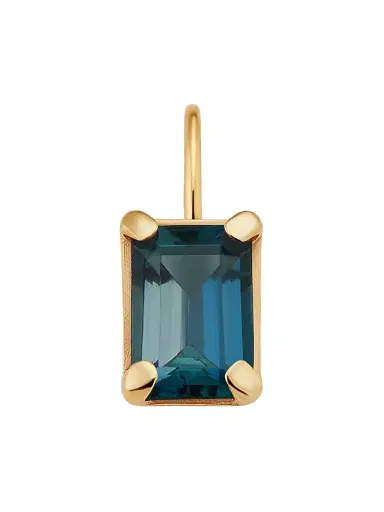 Oradina Women's 14k Date Me Birthstone Pendant Charm - Blue Topaz December | Thumbnail 1 Oradina Women's 14k Date Me Birthstone Pendant Charm - Blue Topaz December | Thumbnail 1